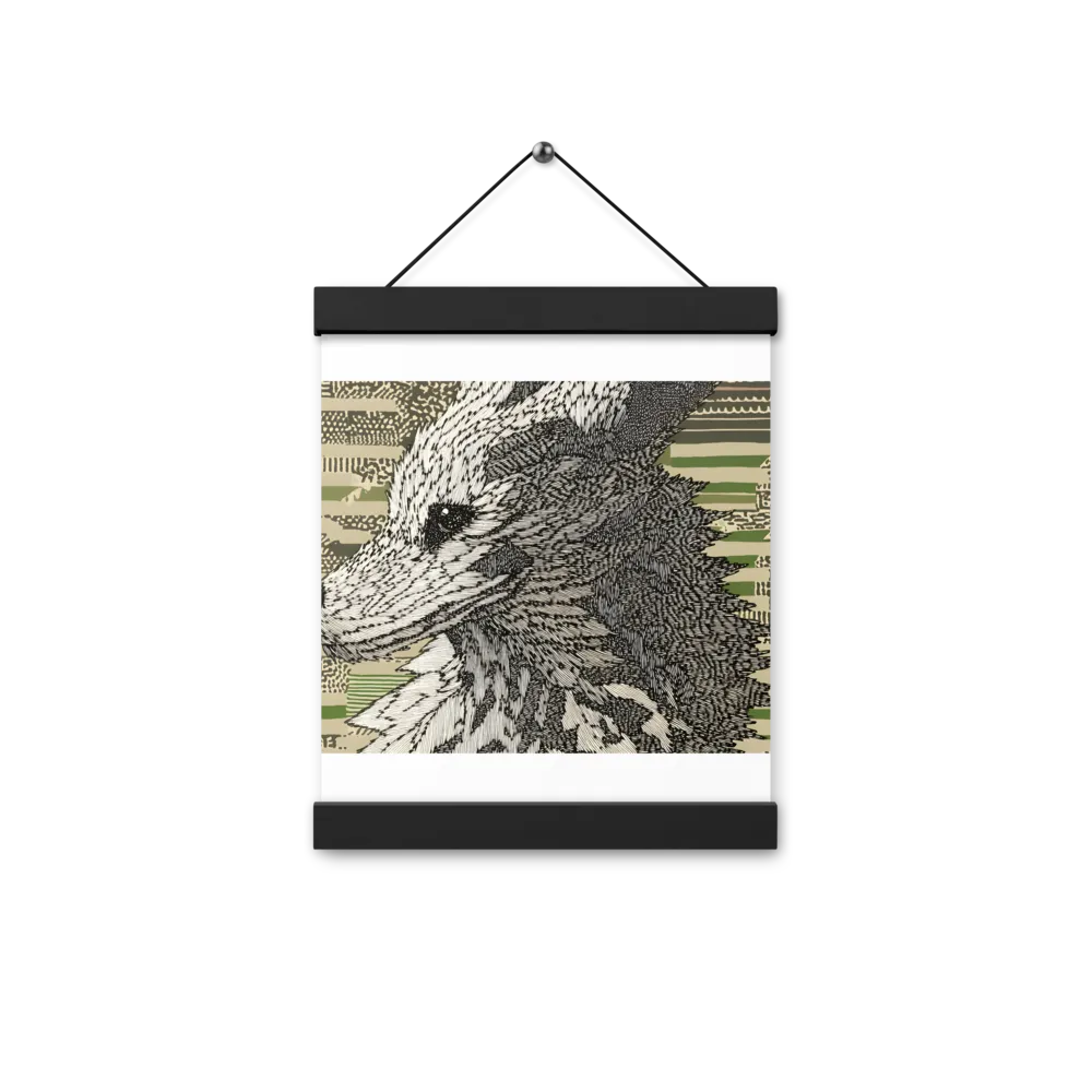 Reflections of the Forest | Poster With Black Wood Hanger | 8″×10″