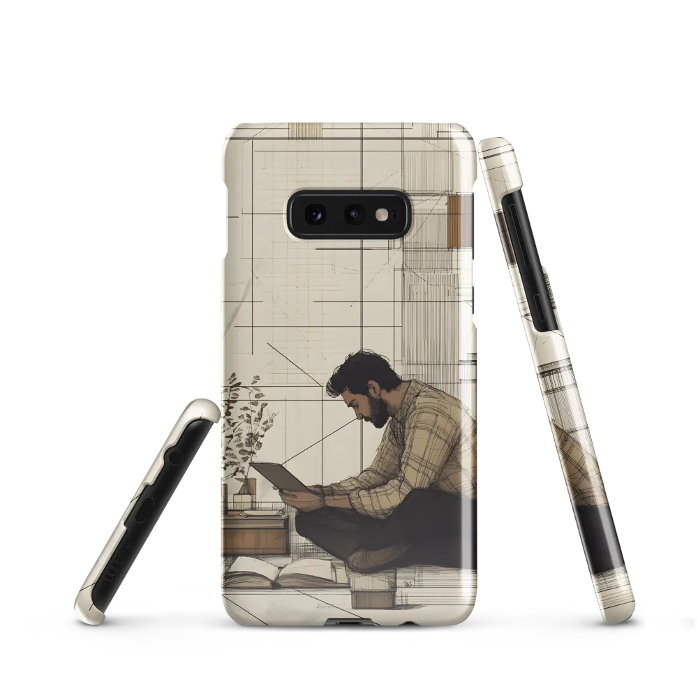Quiet Reflections in Line | Phone Case |  S10e | Snap Case | Glossy