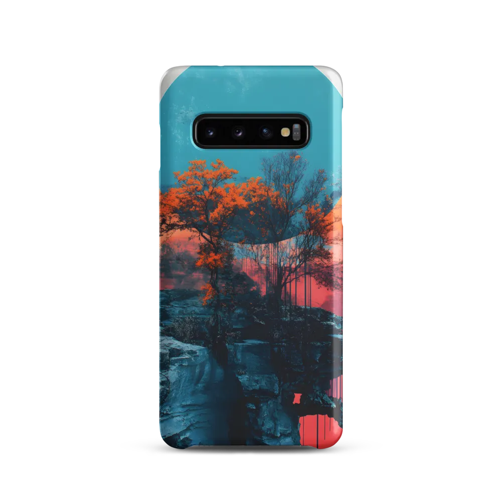Ethereal Landscapes: A Dance of Color and Form | Phone Case |  S10 | Snap Case | Matte