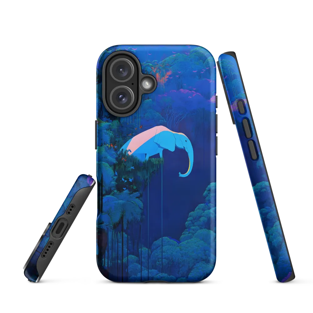 Floating Dreams: The Elephant in the Jungle | Phone Case |  16 | Tough Case | Matte