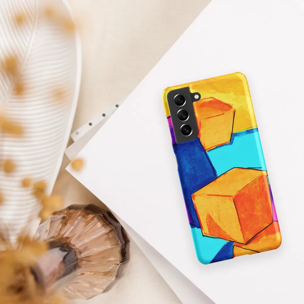 Playful Cubes in Vibrant Harmony