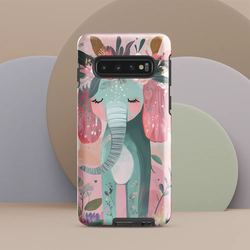 Whimsical Elephant in Bloom