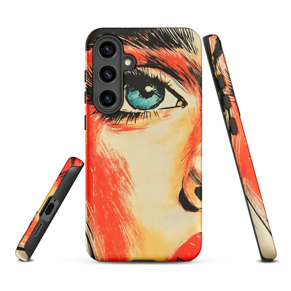 Intense Gaze: A Pop Art Portrait