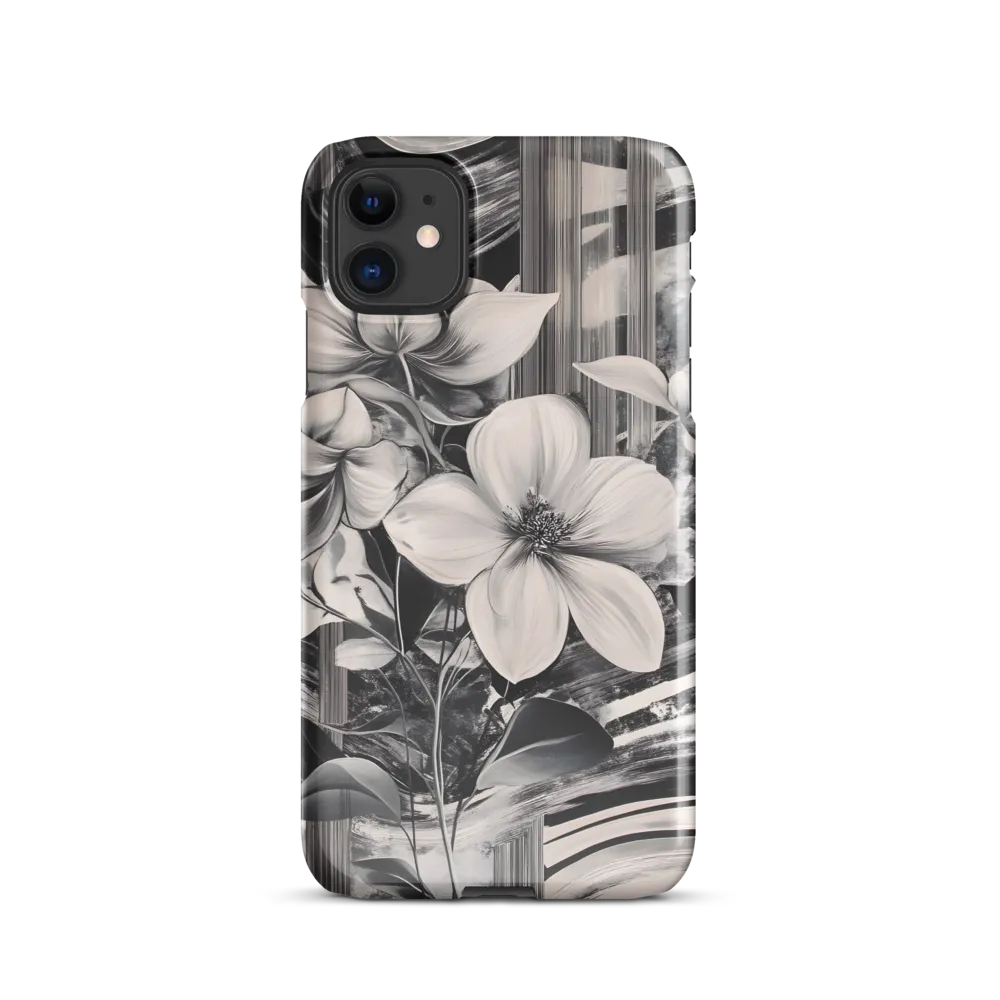 Ethereal Bloom: A Dance of Monochromes
