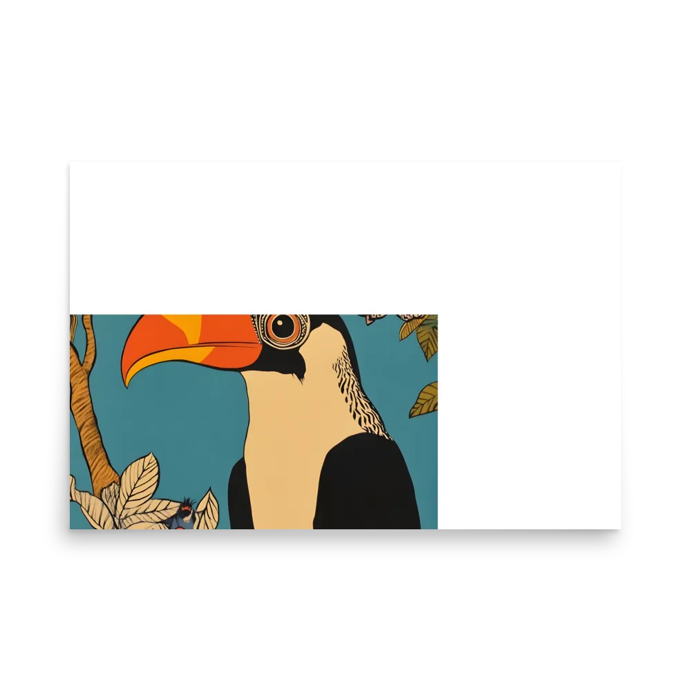 Tropical Majesty: The Toucan at Rest | Poster | 24″×36″