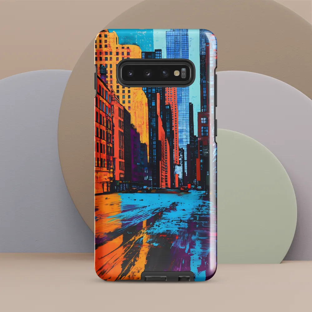 Vibrant Urban Horizons | Phone Case |  S10 Plus | Tough Case | Glossy