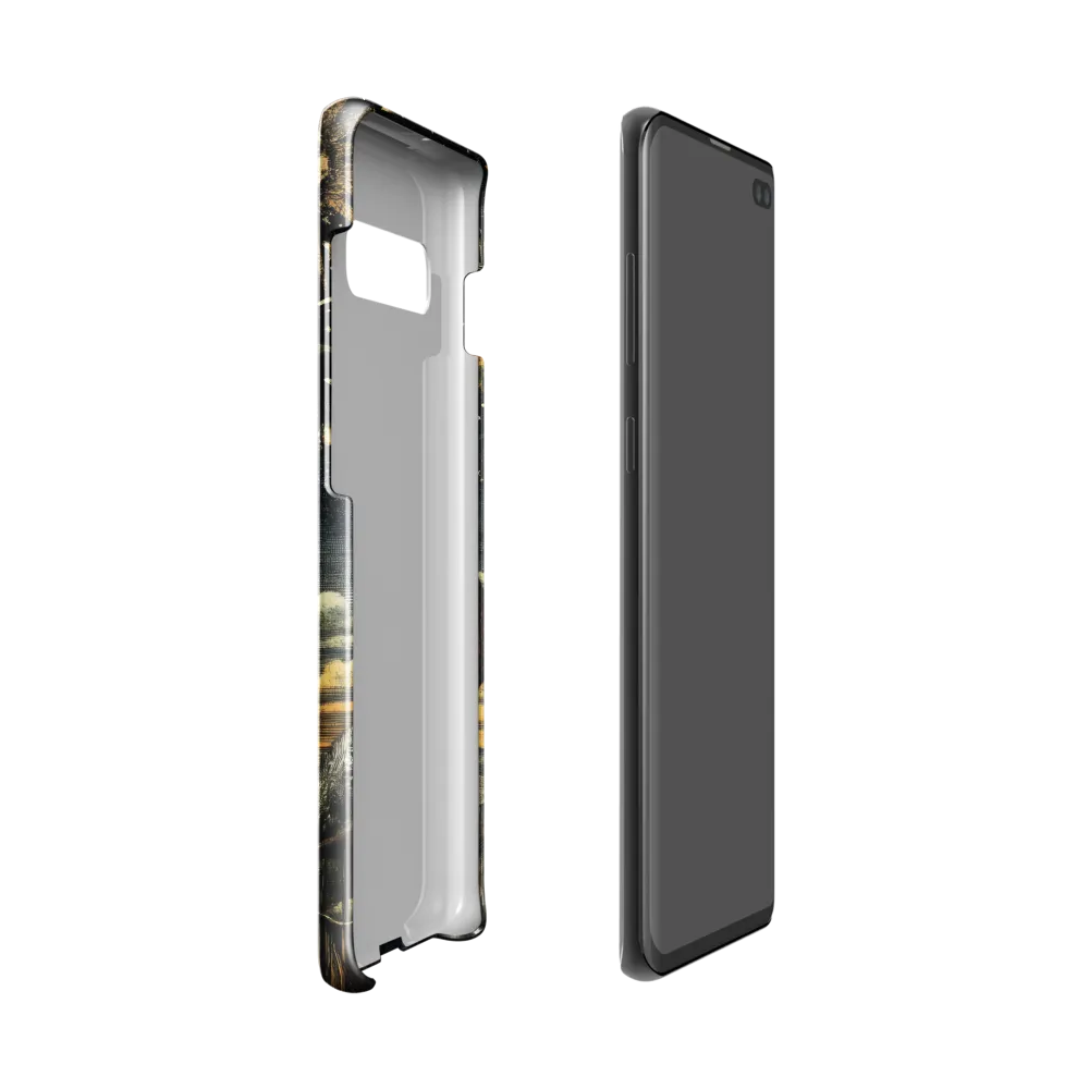 Cosmic Curiosity: A Journey Beyond Earth | Phone Case |  S10 | Snap Case | Glossy