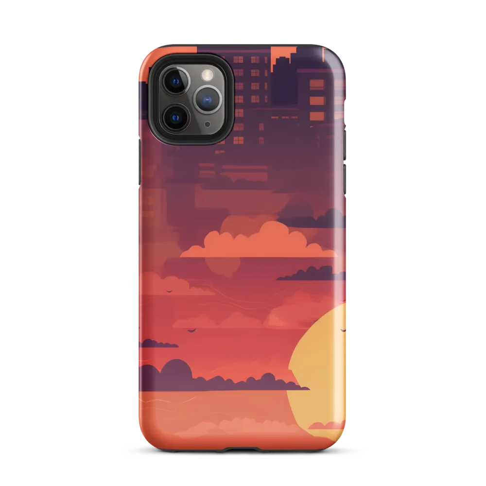 Urban Dusk: A Symphony of Cityscapes | Phone Case |  11 Pro Max | Tough Case | Glossy