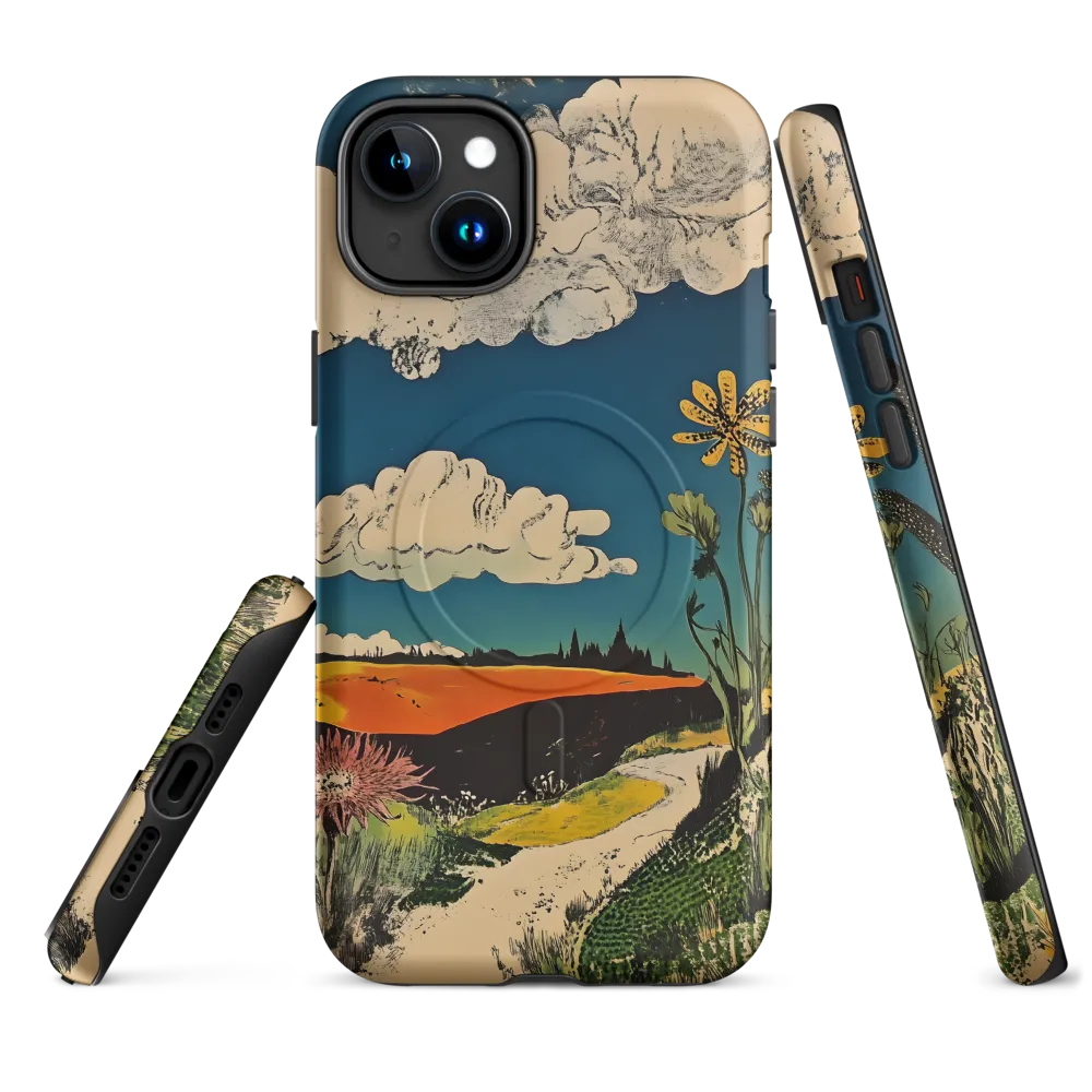 Surreal Blooming Landscape