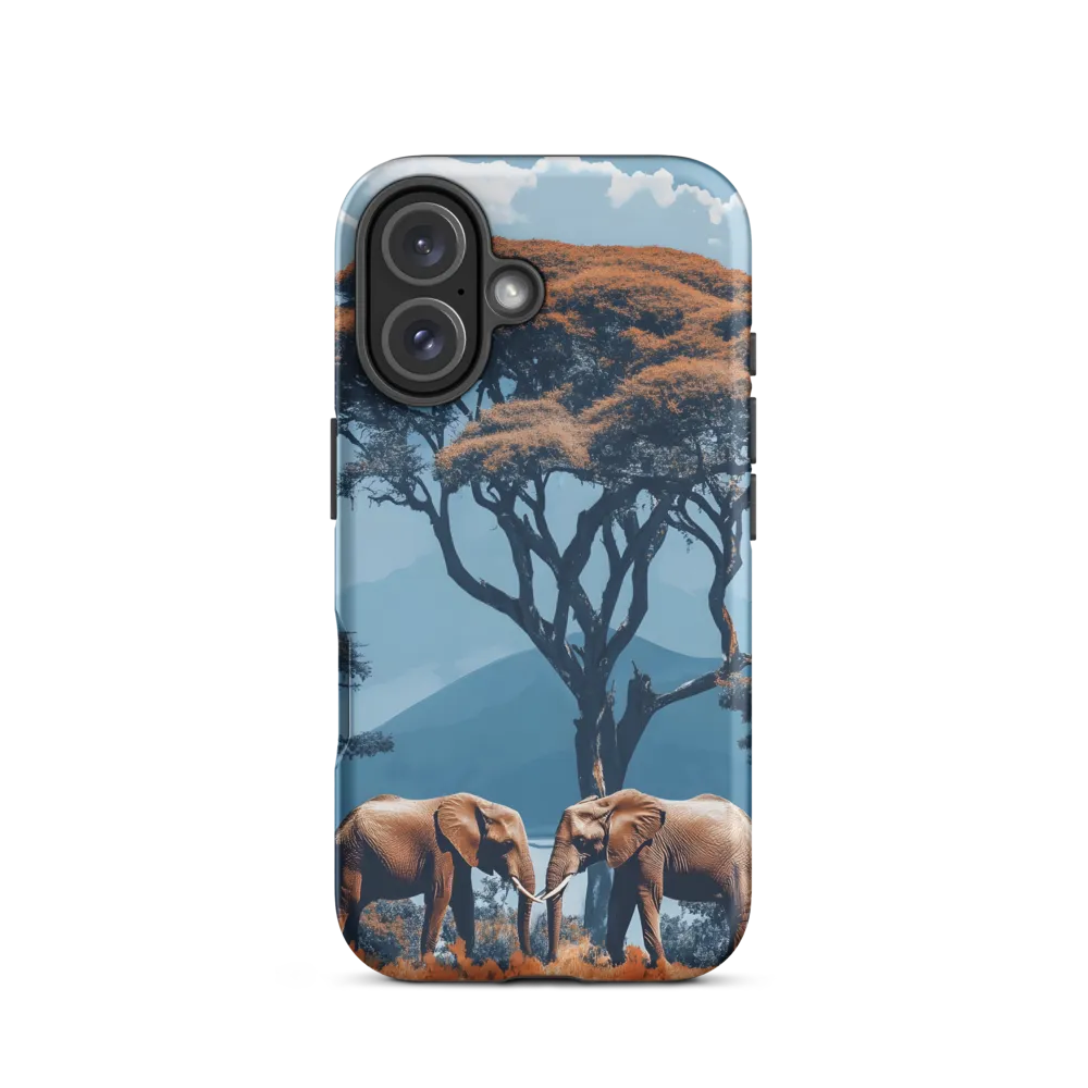 Elephants Amidst Serenity | Phone Case