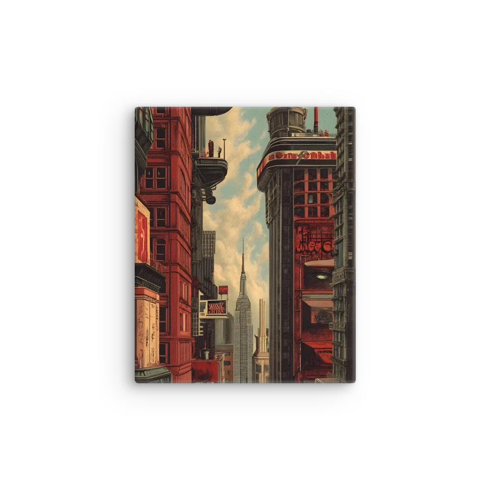 A Glimpse of Tomorrow: Urban Ambition | Thin Canvas | 8″×10″