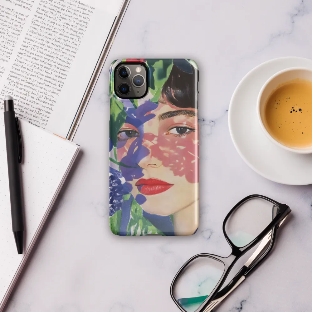 Whispers of Nature: A Floral Portrait | Phone Case |  11 Pro Max | Snap Case | Glossy