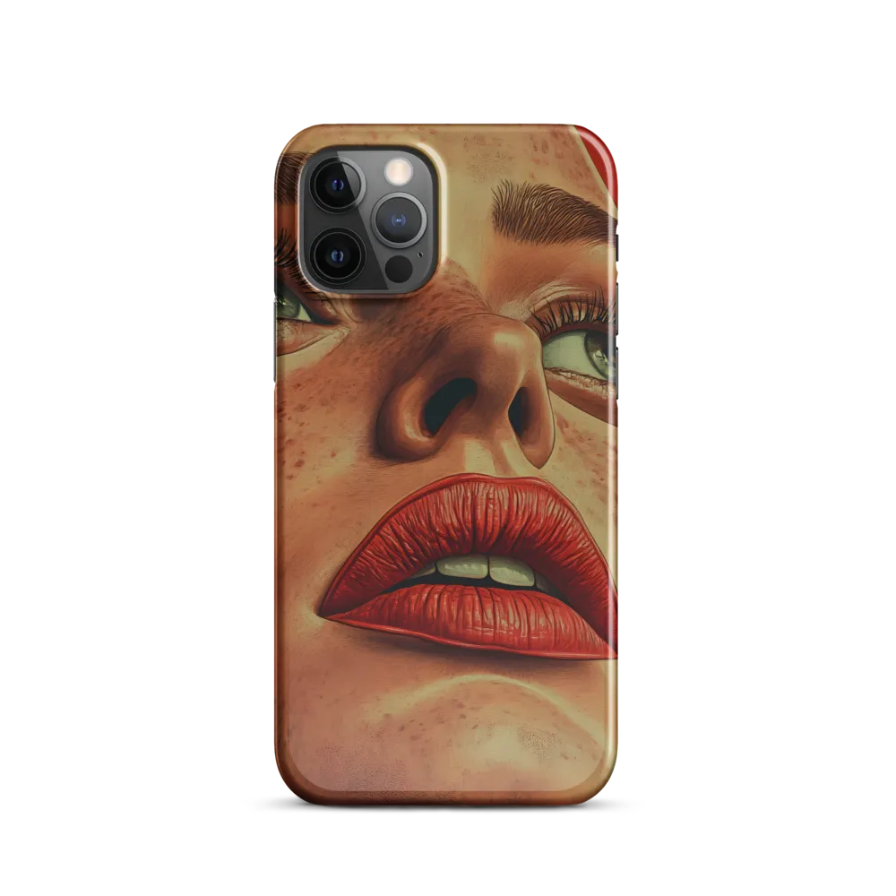 Red Intensity: A Portrait of Elegance