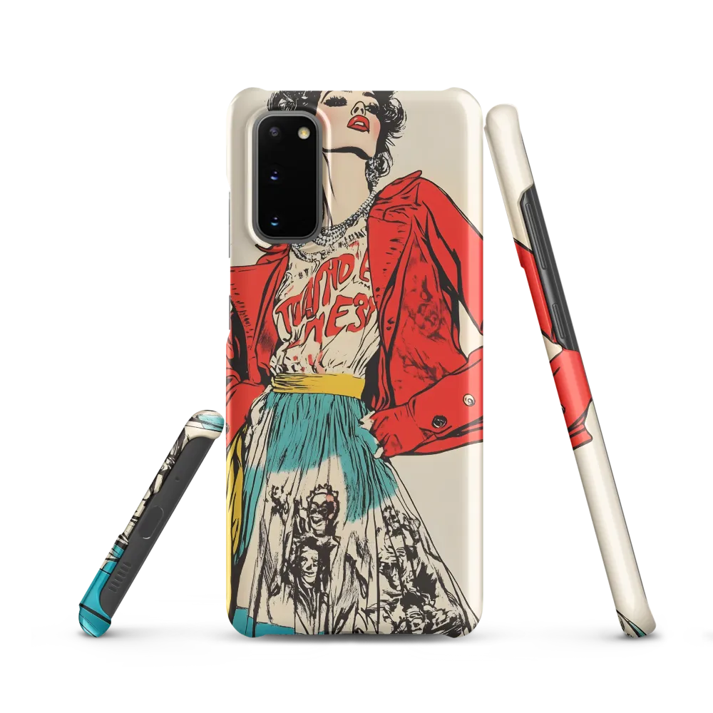 Vibrant Elegance: A Pop Art Fashion Statement