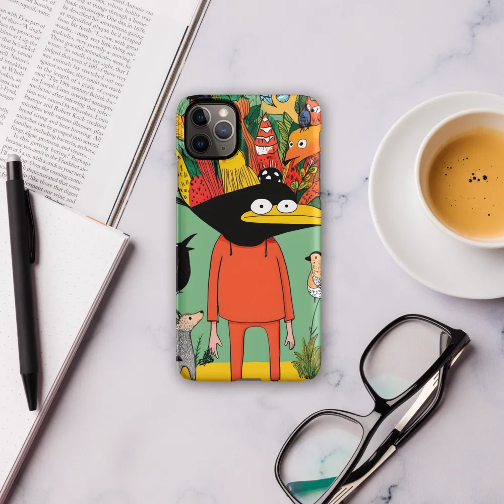 Whimsical Encounter in a Colorful Jungle