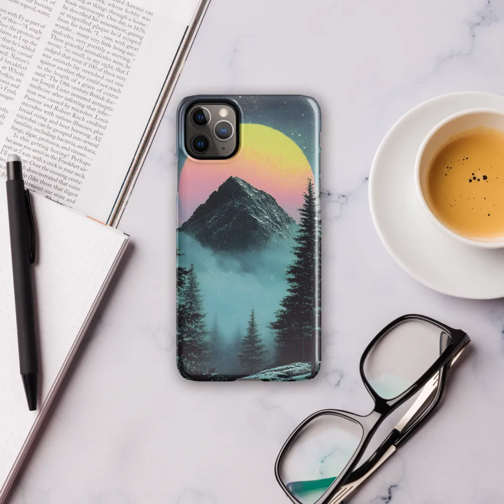 Ethereal Peaks Under Celestial Lights | Phone Case |  11 Pro Max | Snap Case | Glossy