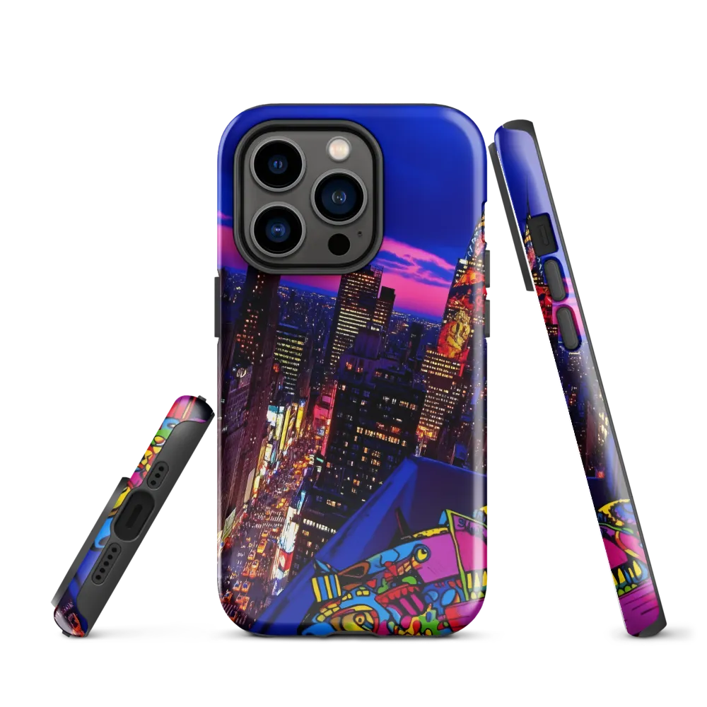 Neon Twilight: A City in Vibrance