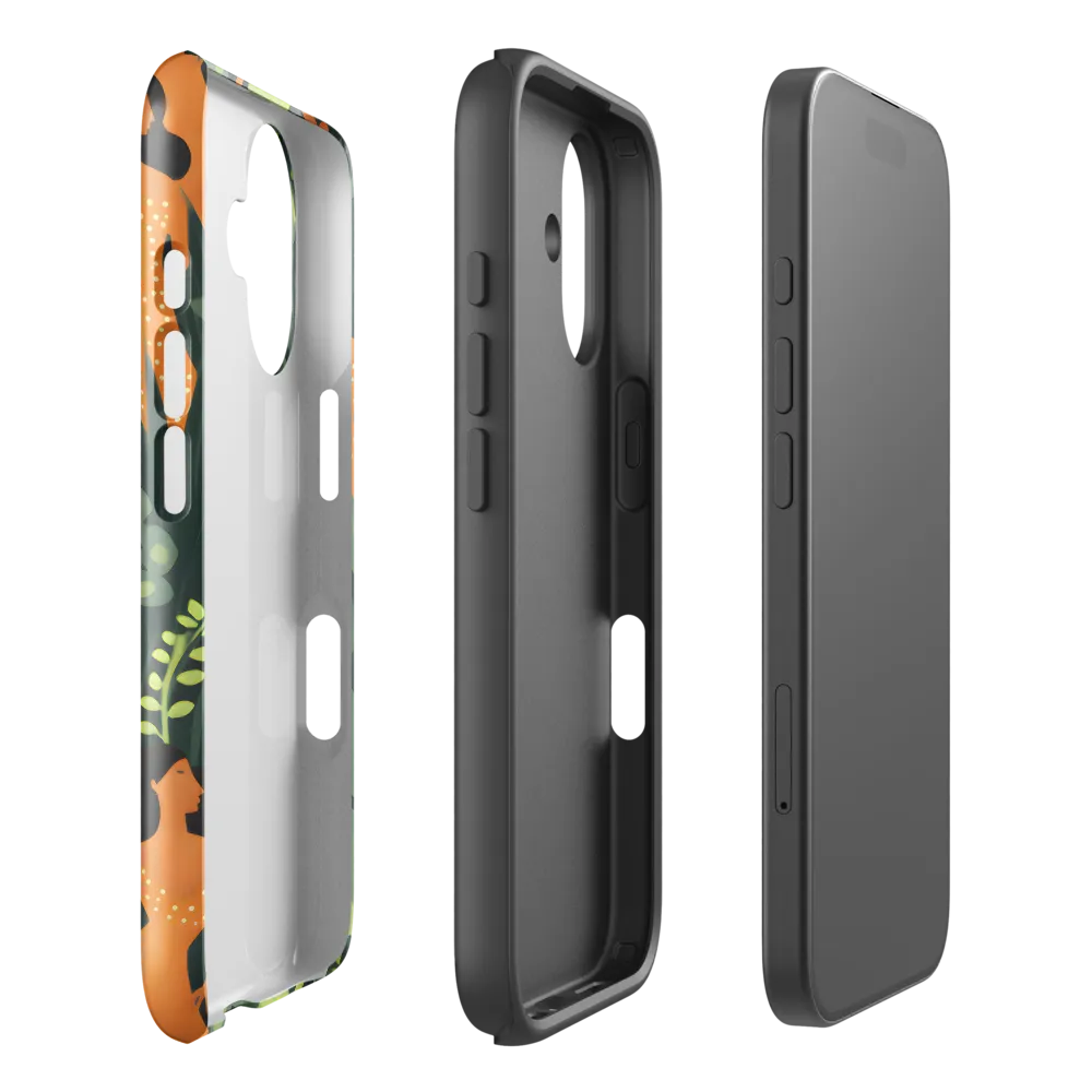 Playful Harmony in Patterns | Phone Case |  16 | Tough Case | Glossy