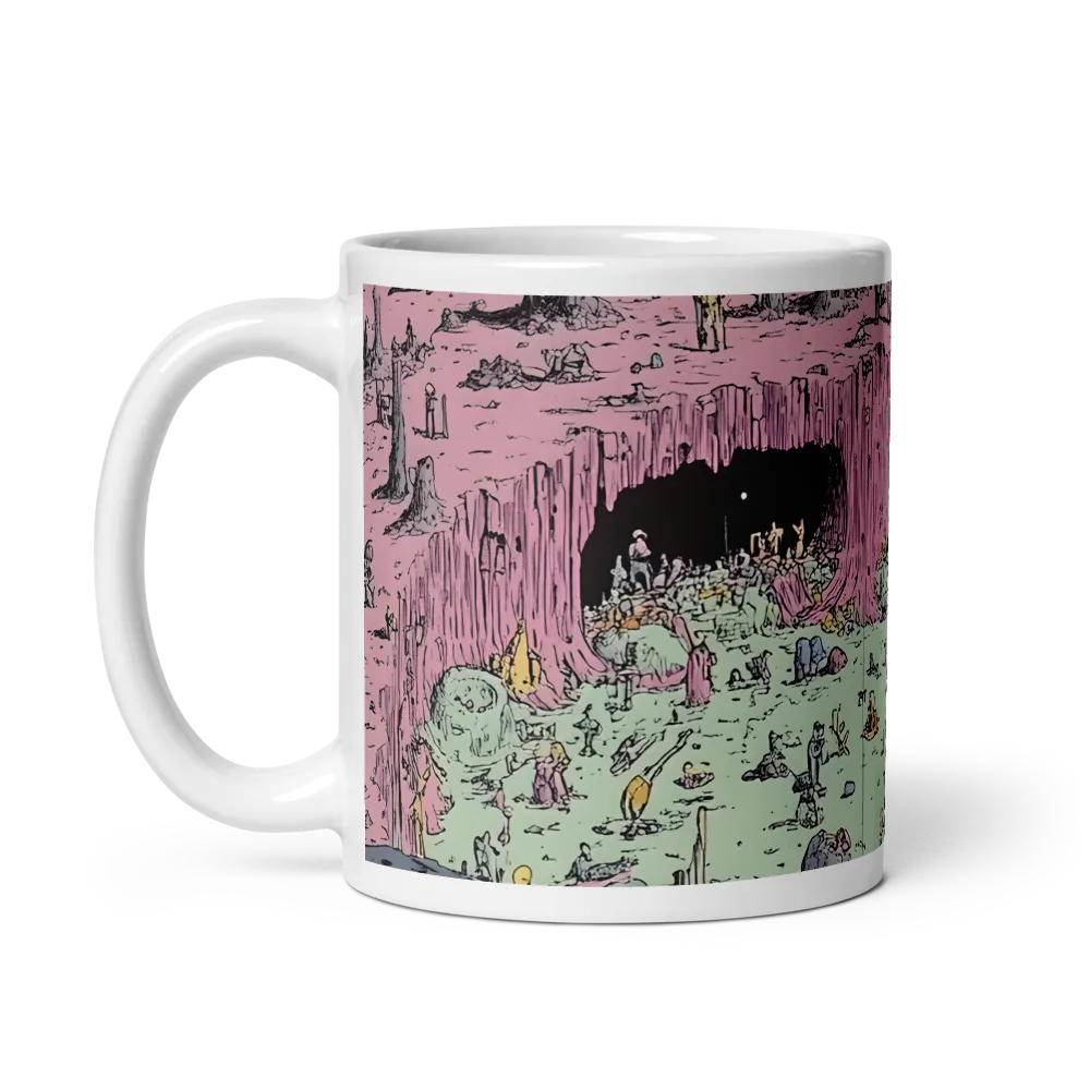 Whispers of an Alien Terrain | Mug with White inside | 11 oz