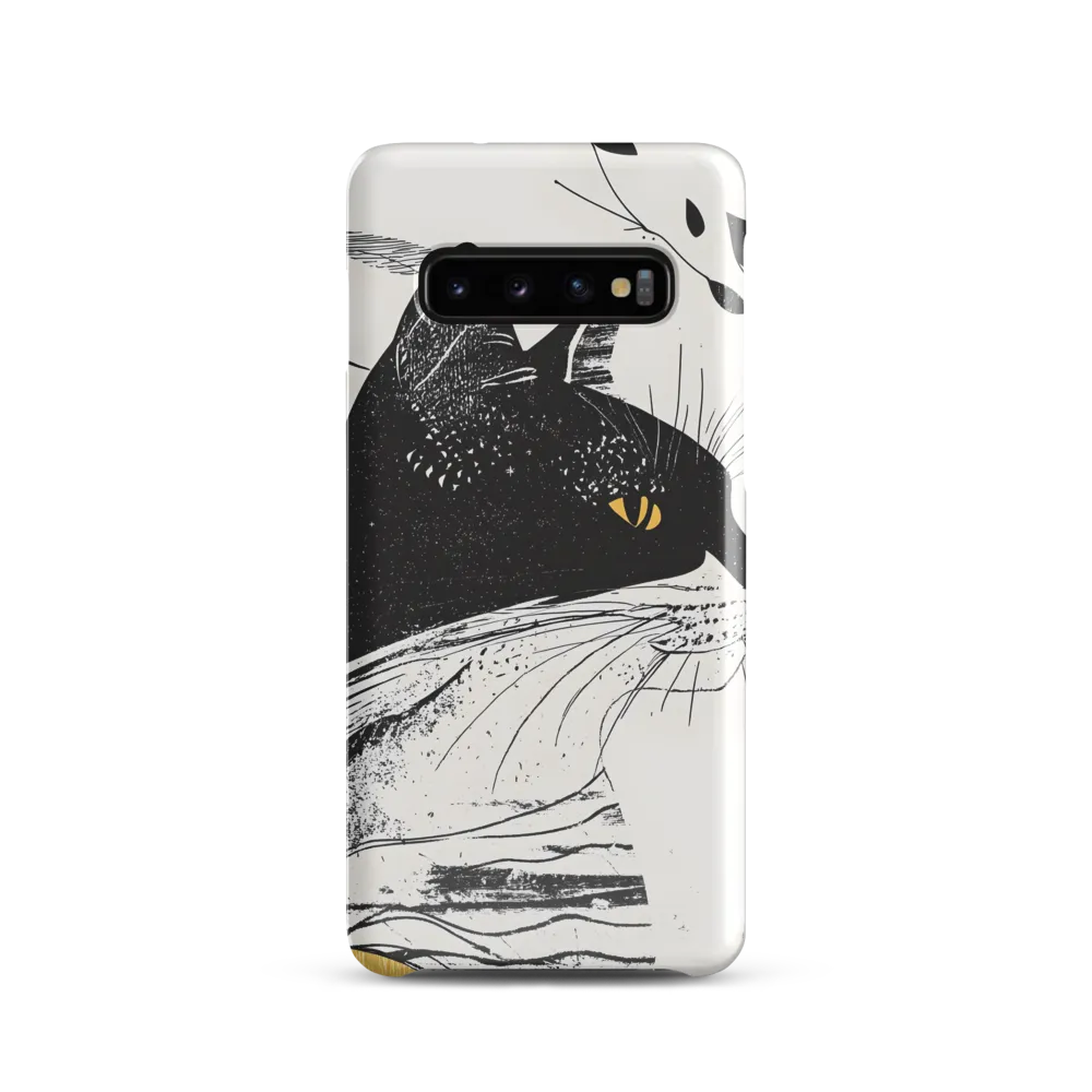 Whiskered Elegance: A Minimalist Cat Profile