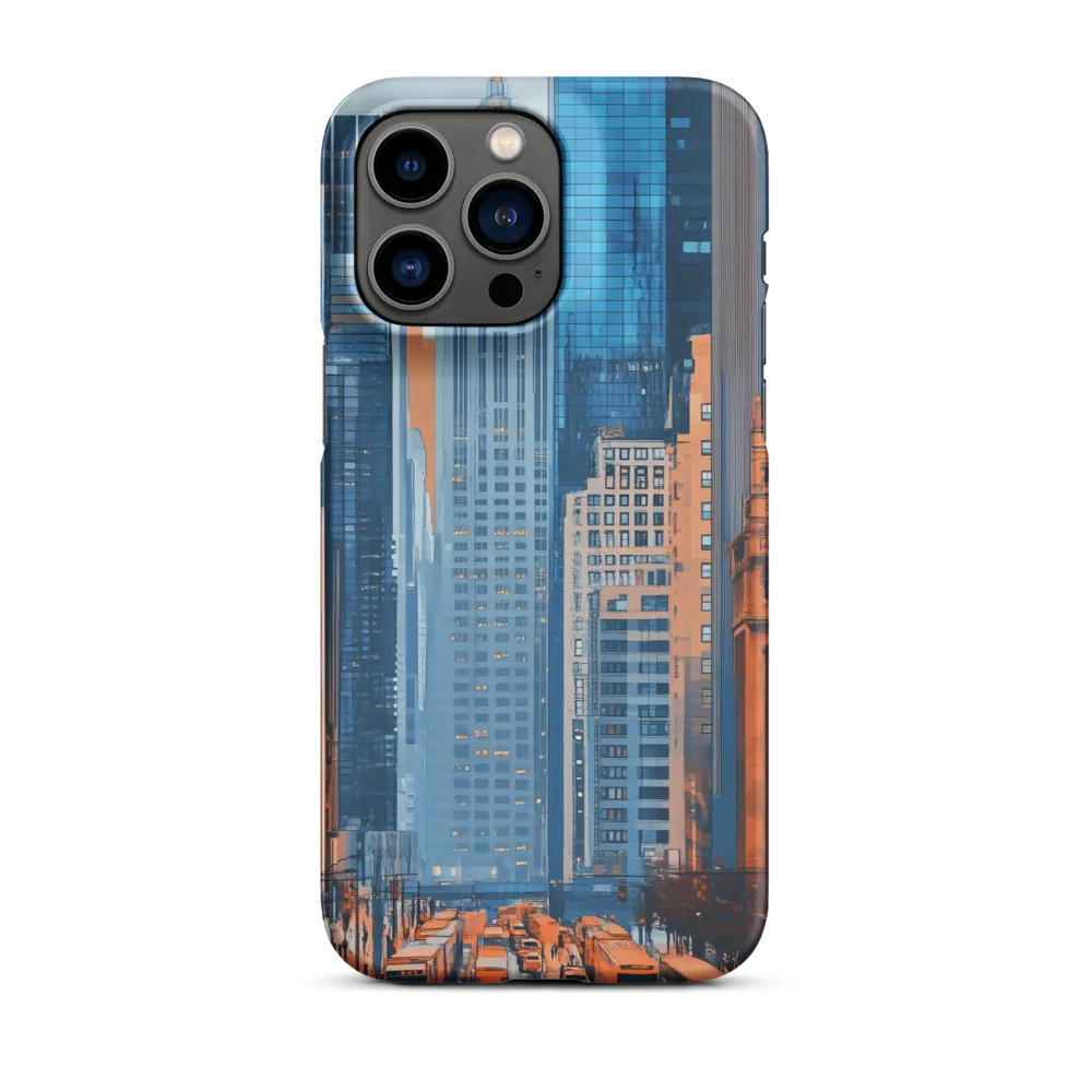 Urban Symphony in Blue and Orange