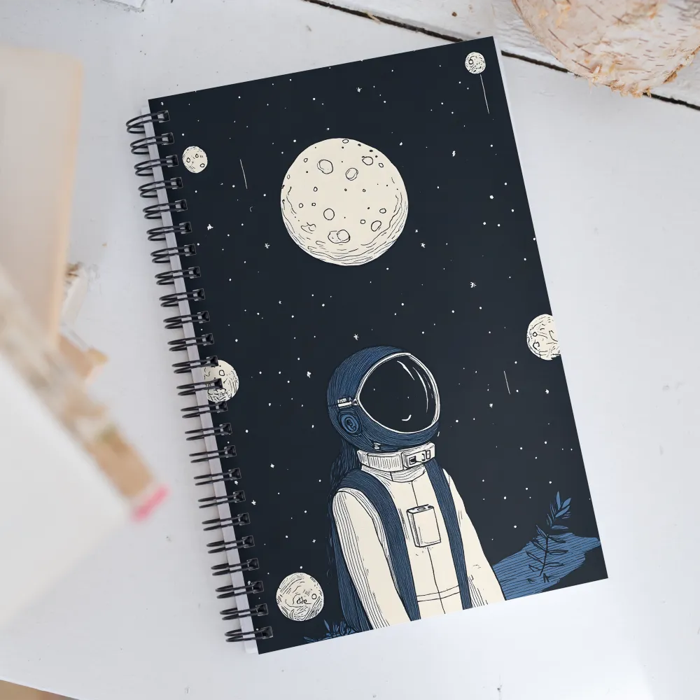 Gazing at the Cosmos | Spiral Notebook