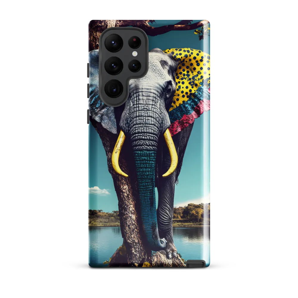 Playful Elegance: The Surreal Elephant