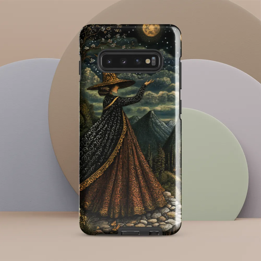 Embrace of the Celestial Witch | Phone Case |  S10 Plus | Tough Case | Glossy