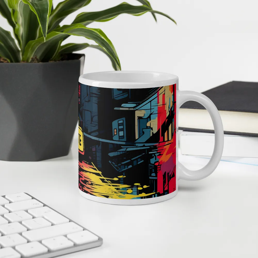 Citybeat: A Neon Dreamscape | Mugs | Multiple Sizes & Colors