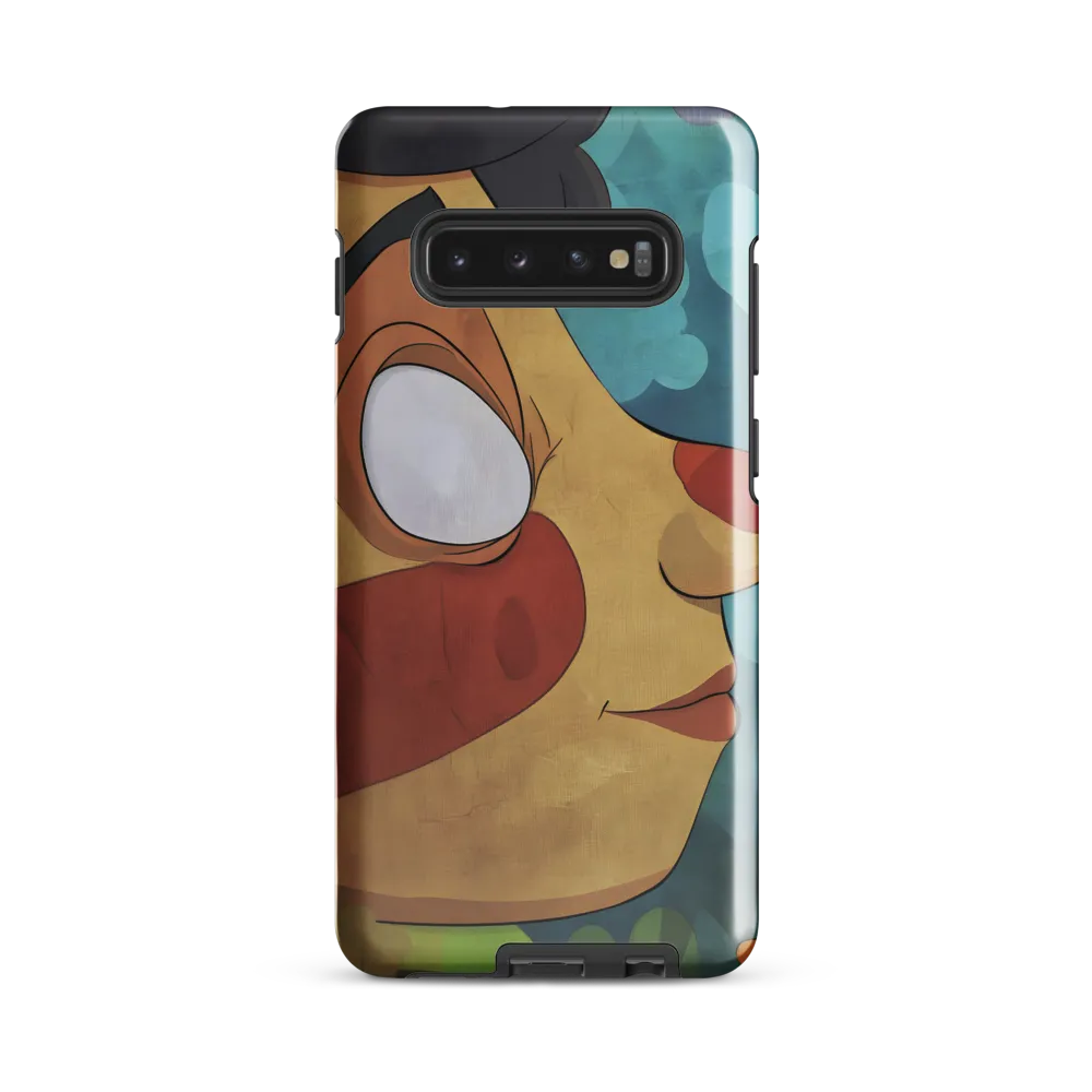 Playful Whimsy: A Character Portrait | Phone Case |  S10 Plus | Tough Case | Glossy