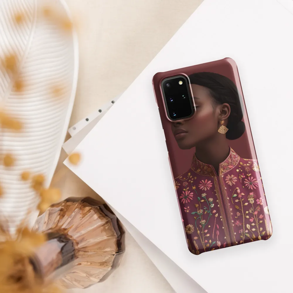 Elegance Embodied: A Traditional Fashion Statement | Phone Case |  S20 Plus | Snap Case | Glossy