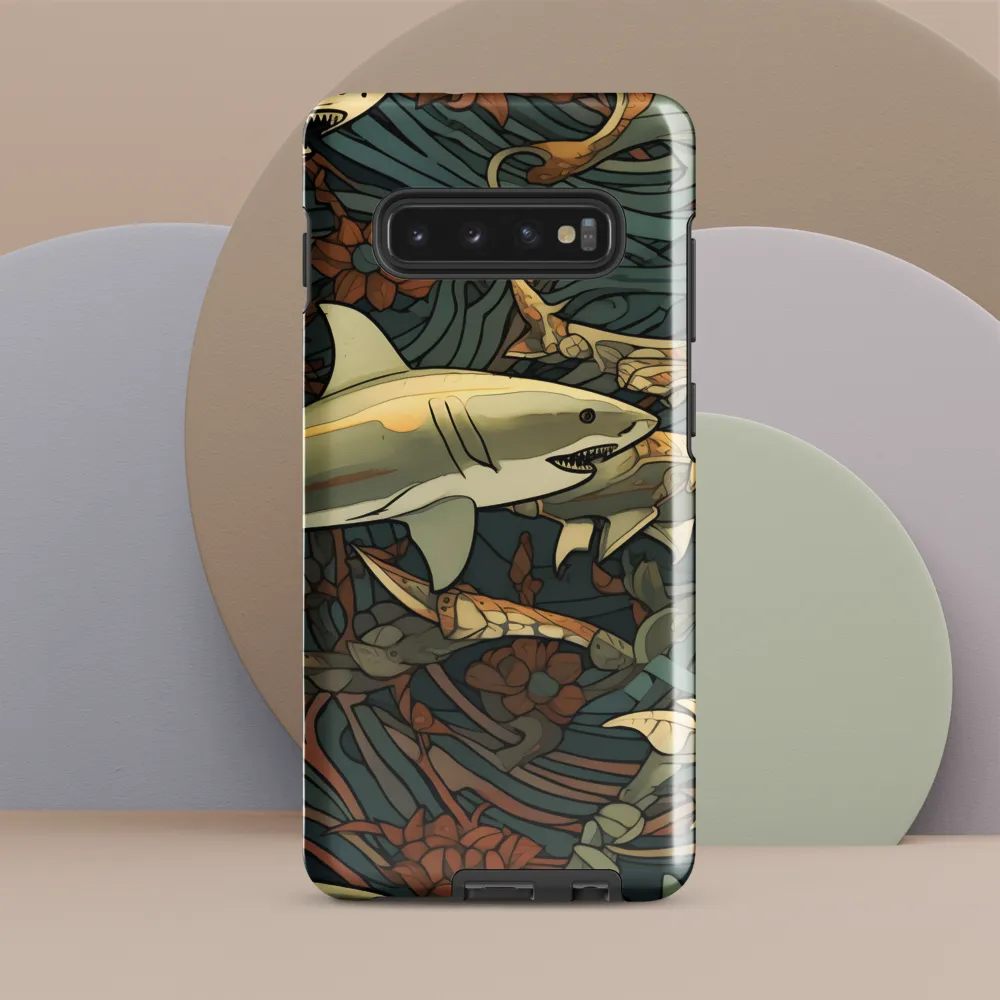 Dynamic Harmony of Sharks and Flora