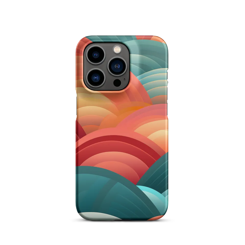 Rhythms of the Waves | Phone Case |  14 Pro | Snap Case | Matte