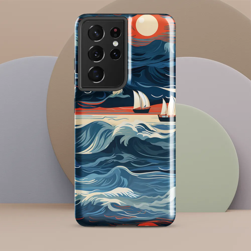 Ocean Whispers: A Voyage at Dusk