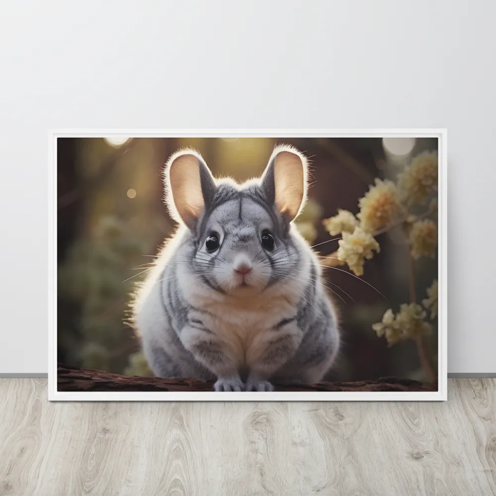 Curious Chinchilla in the Forest