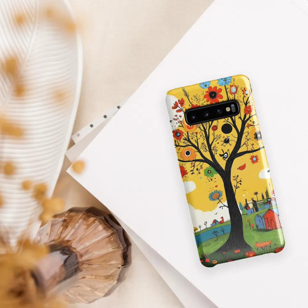 Whimsical Blooms of Life | Phone Case |  S10 | Snap Case | Glossy