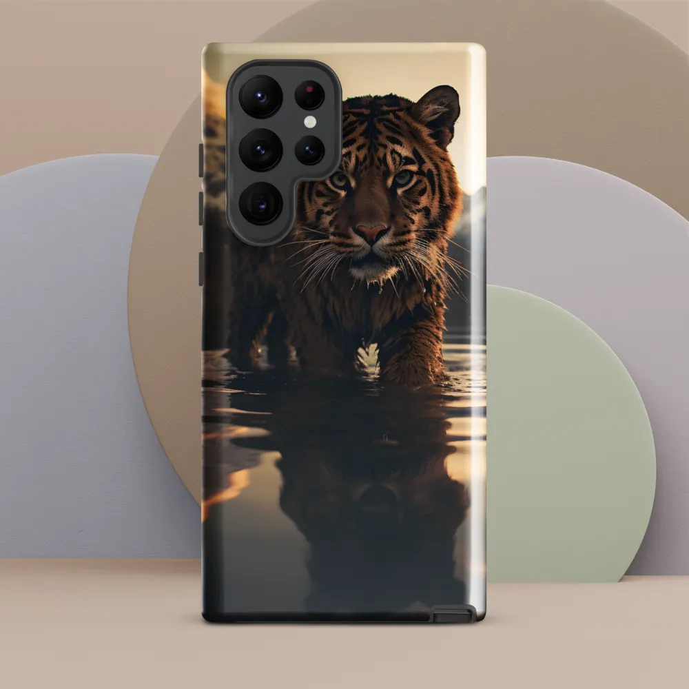 Majestic Reflection: The Tiger's Domain