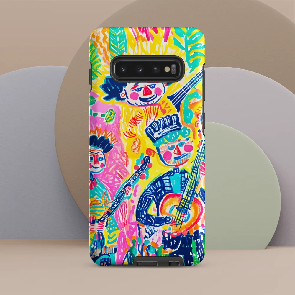 Joyful Duet: A Celebration of Music | Phone Case |  S10 Plus | Tough Case | Matte