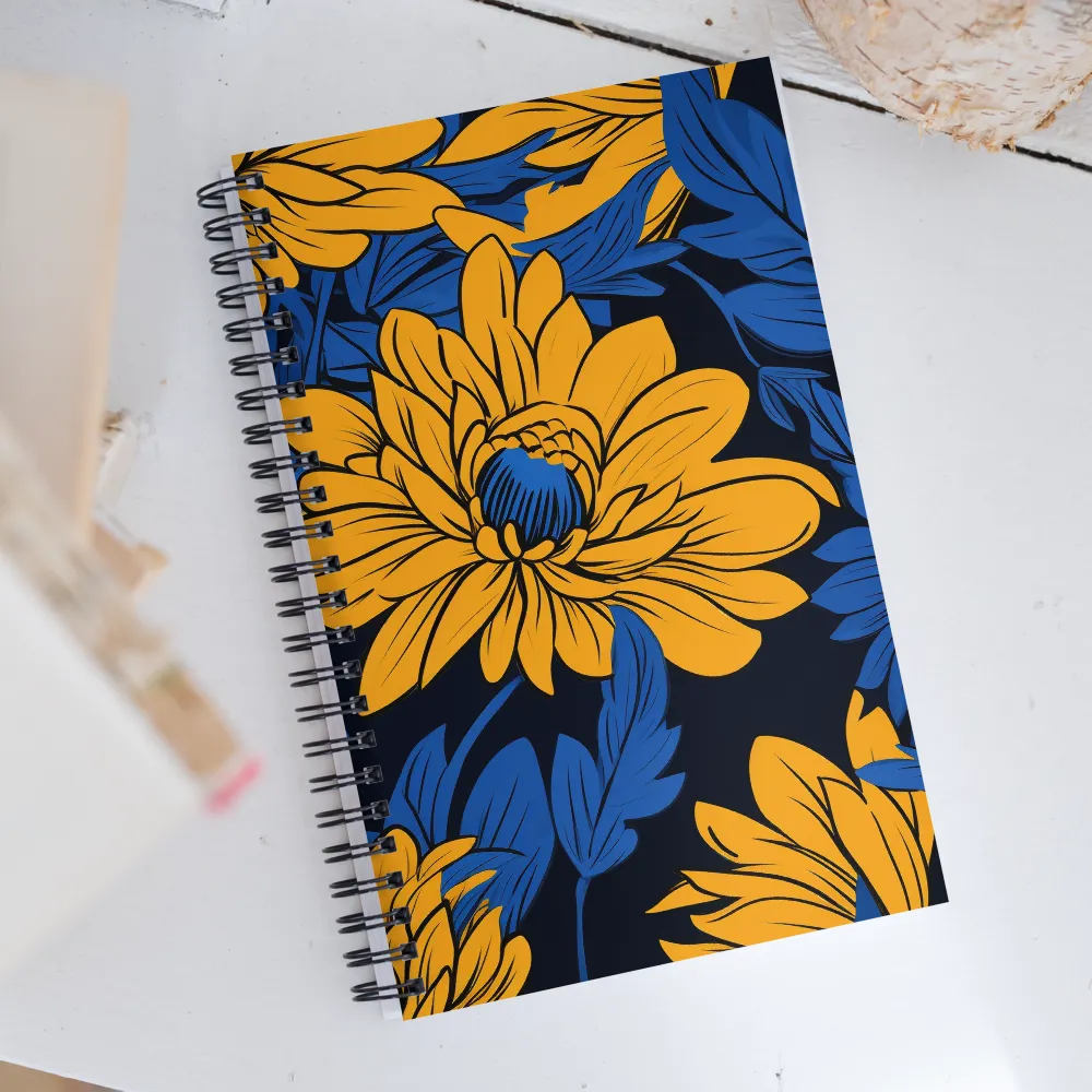 A Symphony of Blooms | Spiral Notebook