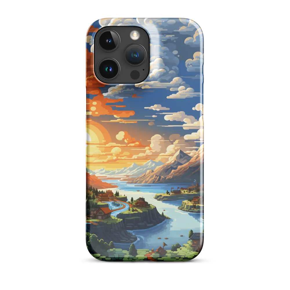 Tranquil Sunset Over Serene Landscape