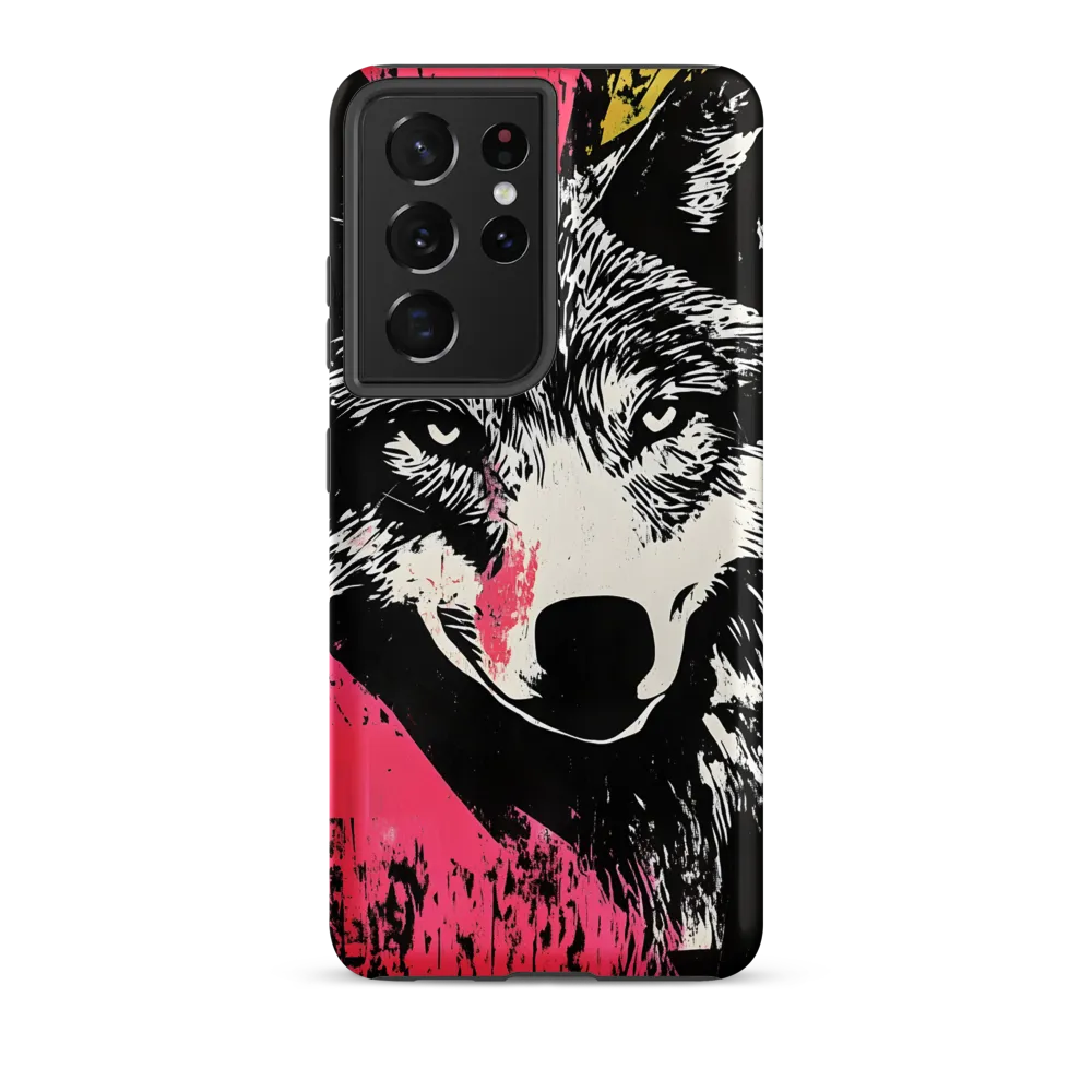 Intense Gaze of the Wolf