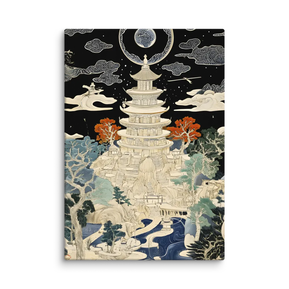 Whispers of the Pagoda | Canvas | 18″×26″