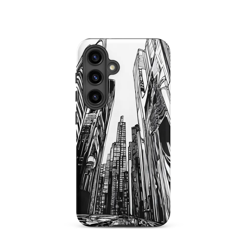 Urban Echoes: A Line Art Journey