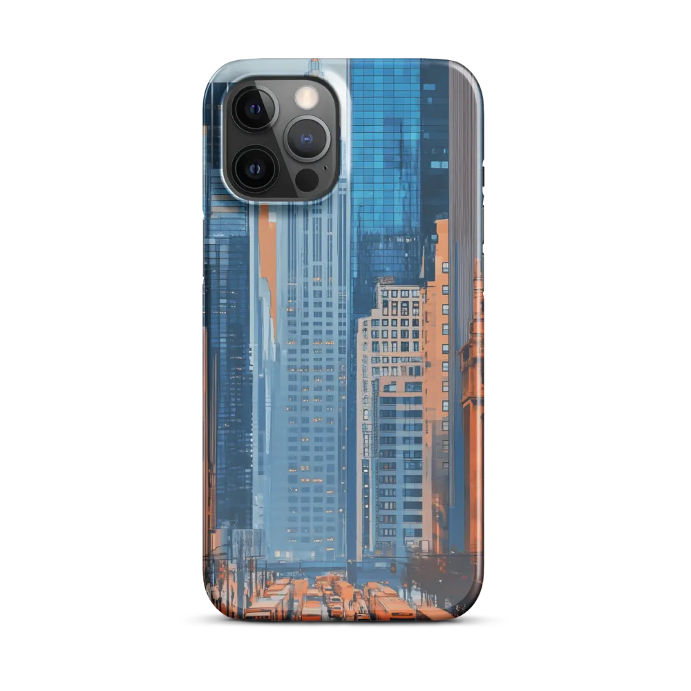 Urban Symphony in Blue and Orange