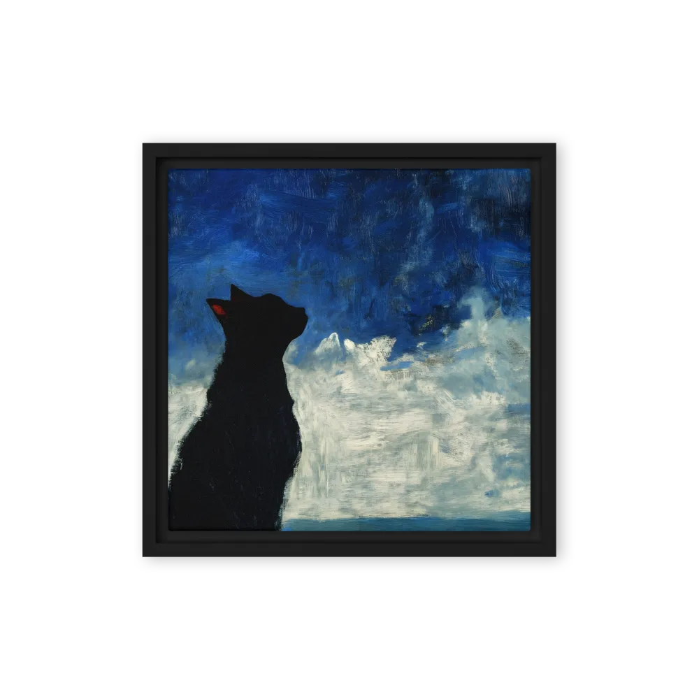 Serenade of the Night | Canvas with Black Frame | 12″×12″