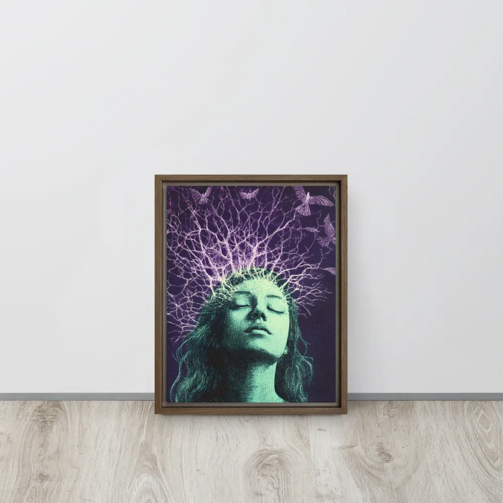 Whispers of Freedom | Canvas with Brown Frame | 11″×14″