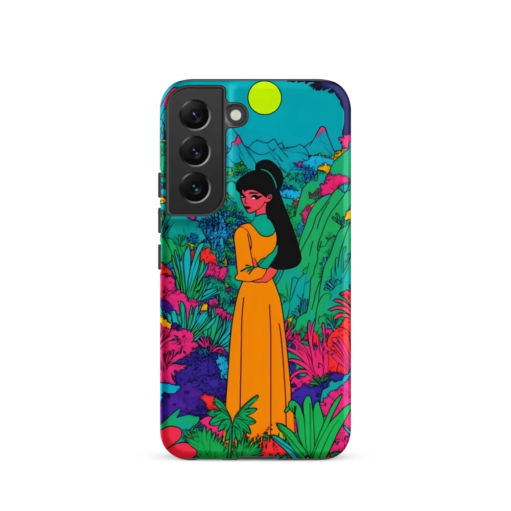 Ethereal Serenity in a Psychedelic Landscape