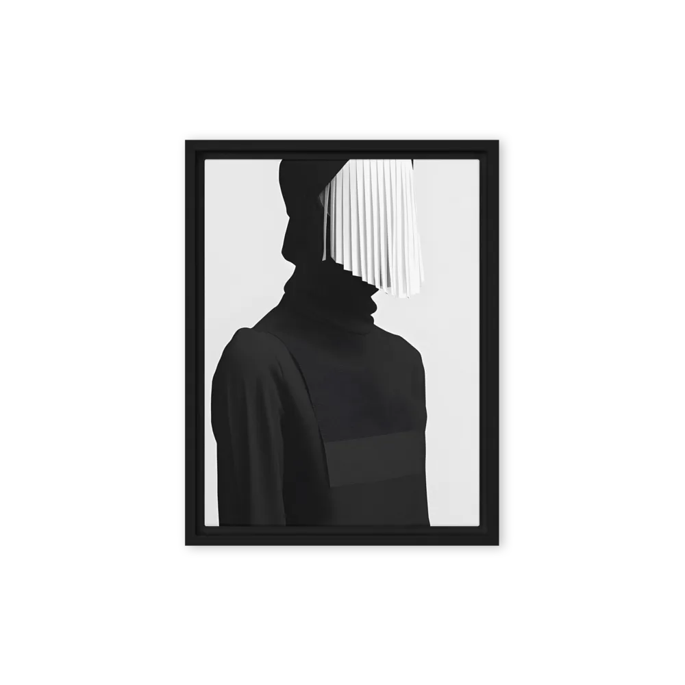 Veil of Mystery | Canvas with Black Frame | 9″×12″