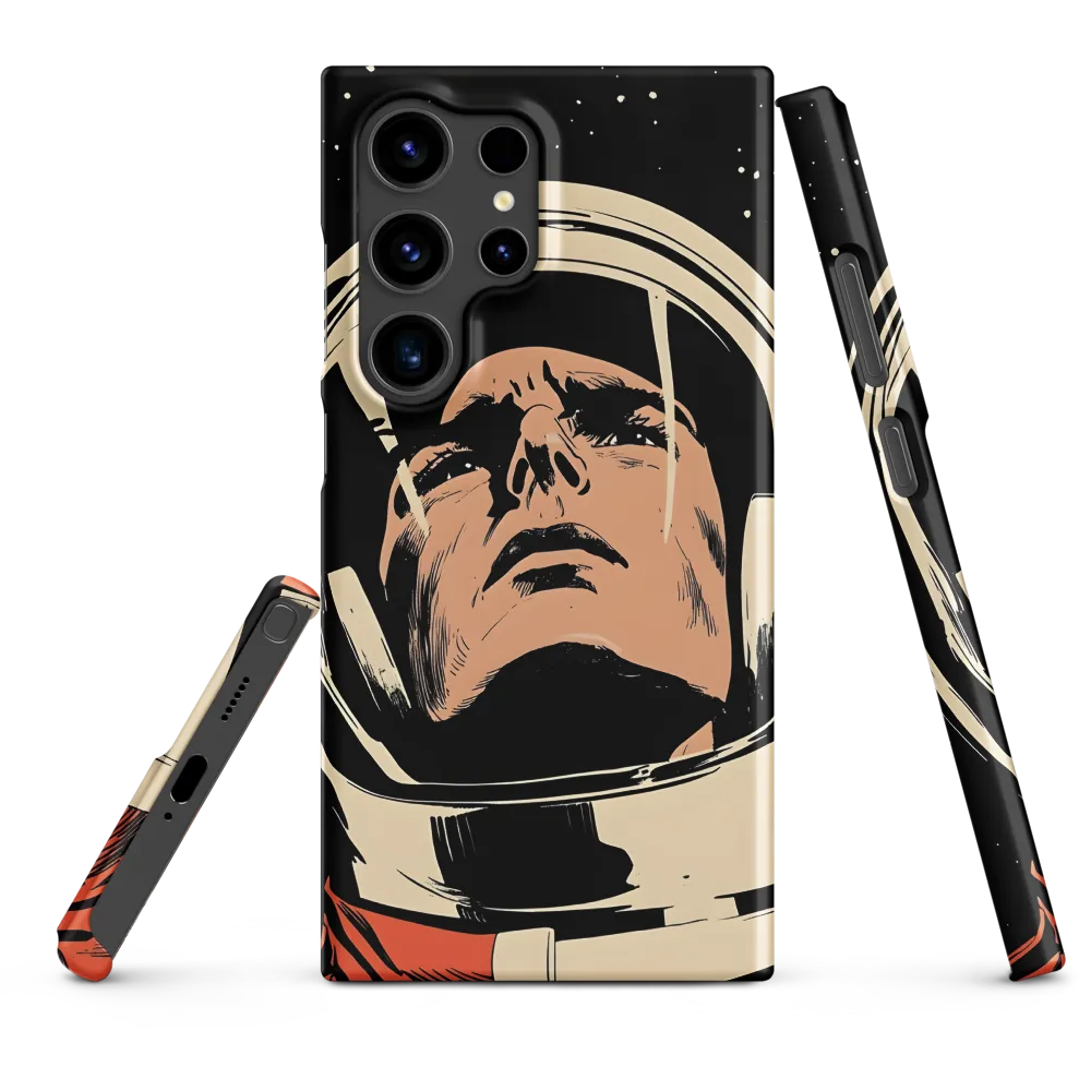 Gaze of the Astronaut | Phone Case |  S24 Ultra | Snap Case | Matte