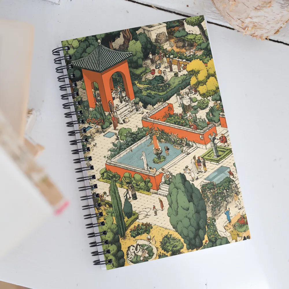 Harmony in the Garden | Spiral Notebook